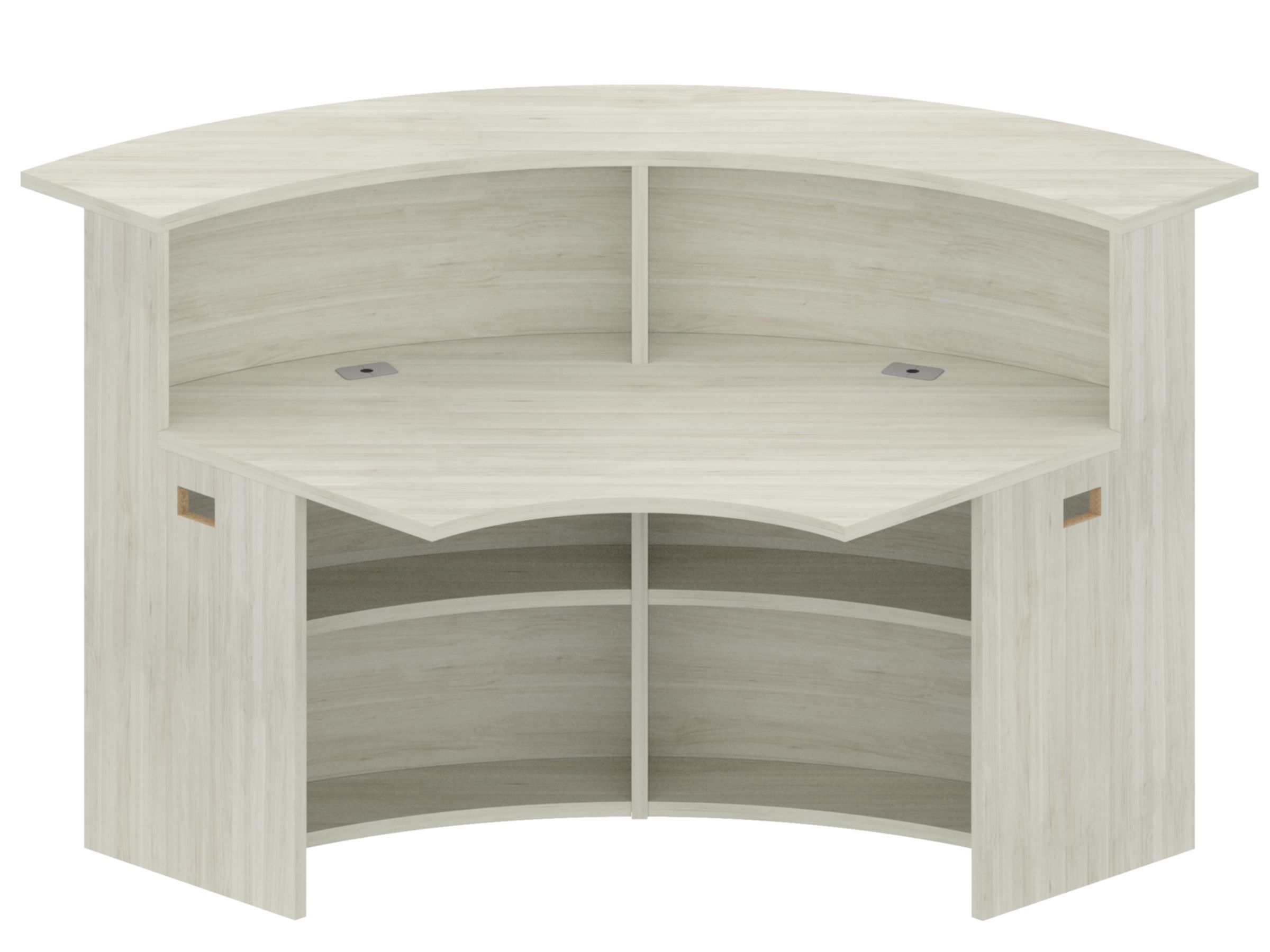 Gallery Curved Reception Corner Modules with Waterfall