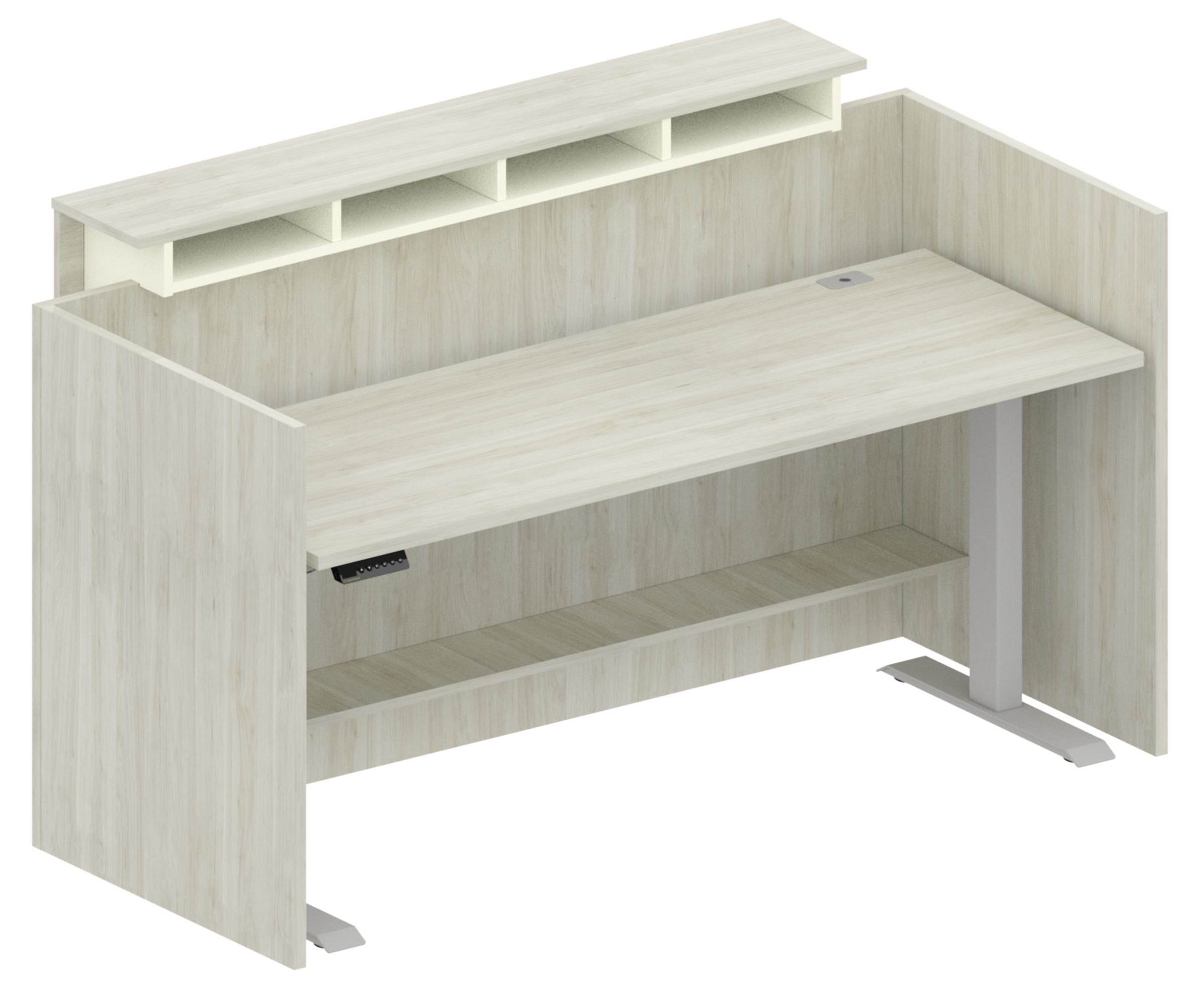 Height Adjustable Modern Reception Return
