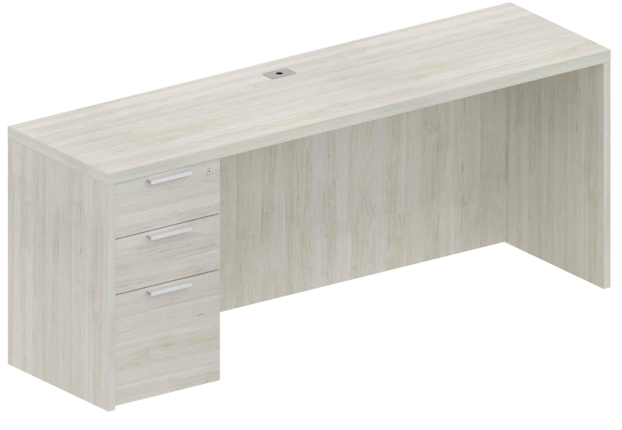 600 Kneespace Left Credenzas