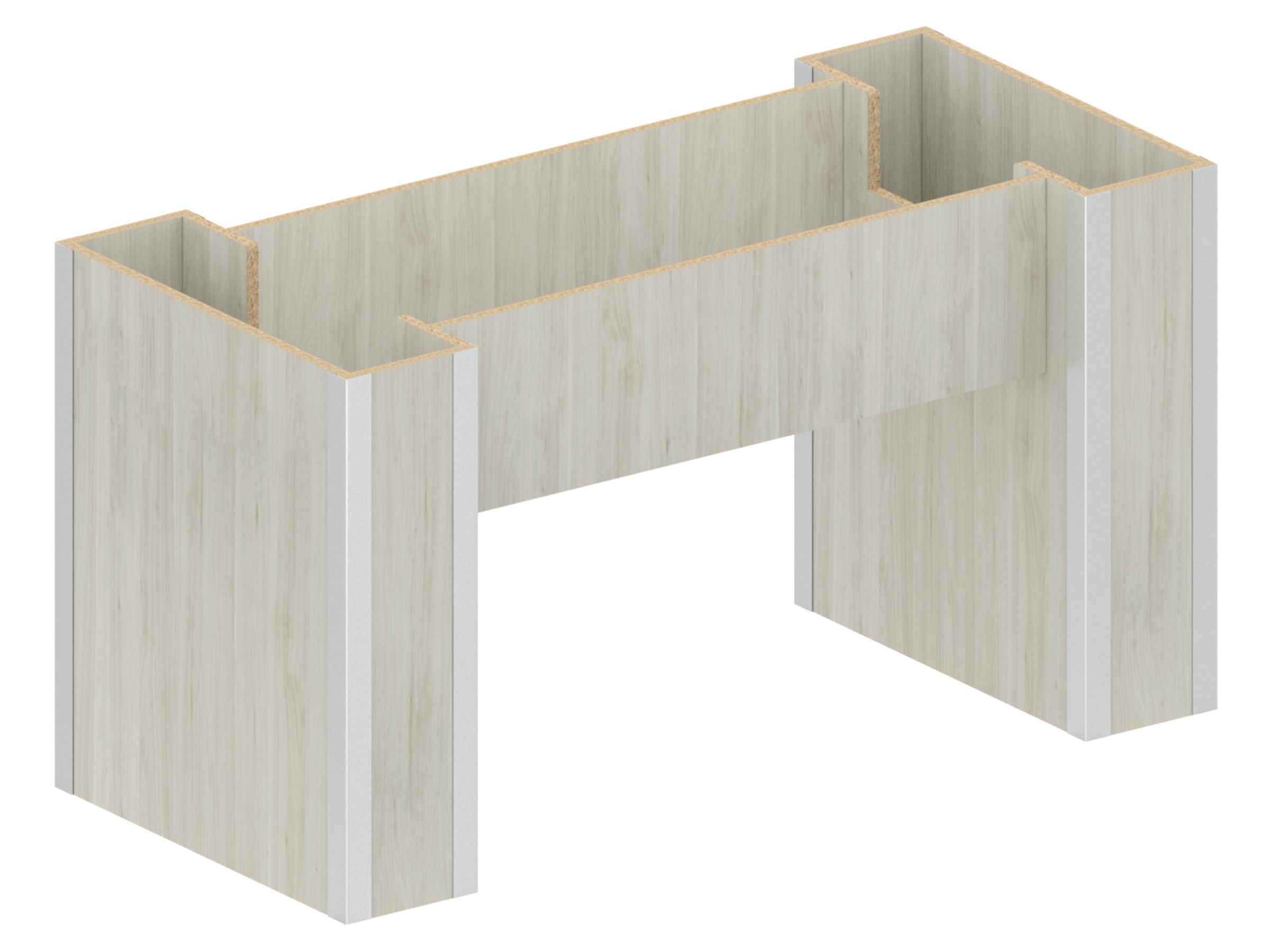 900 Metal Edge Trestle Cube Base