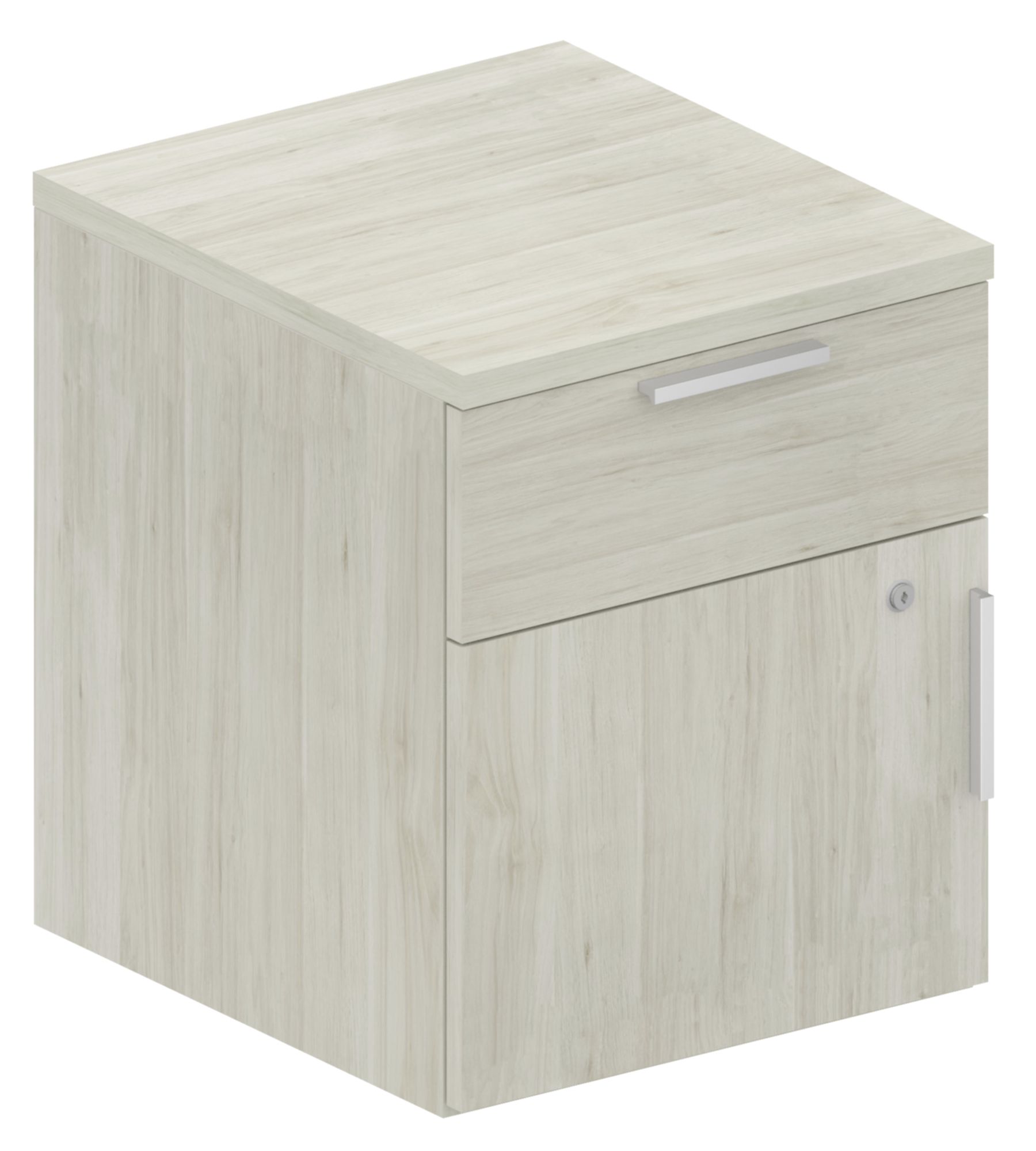 Levels Low Height Drawer over Single Door Cabinets