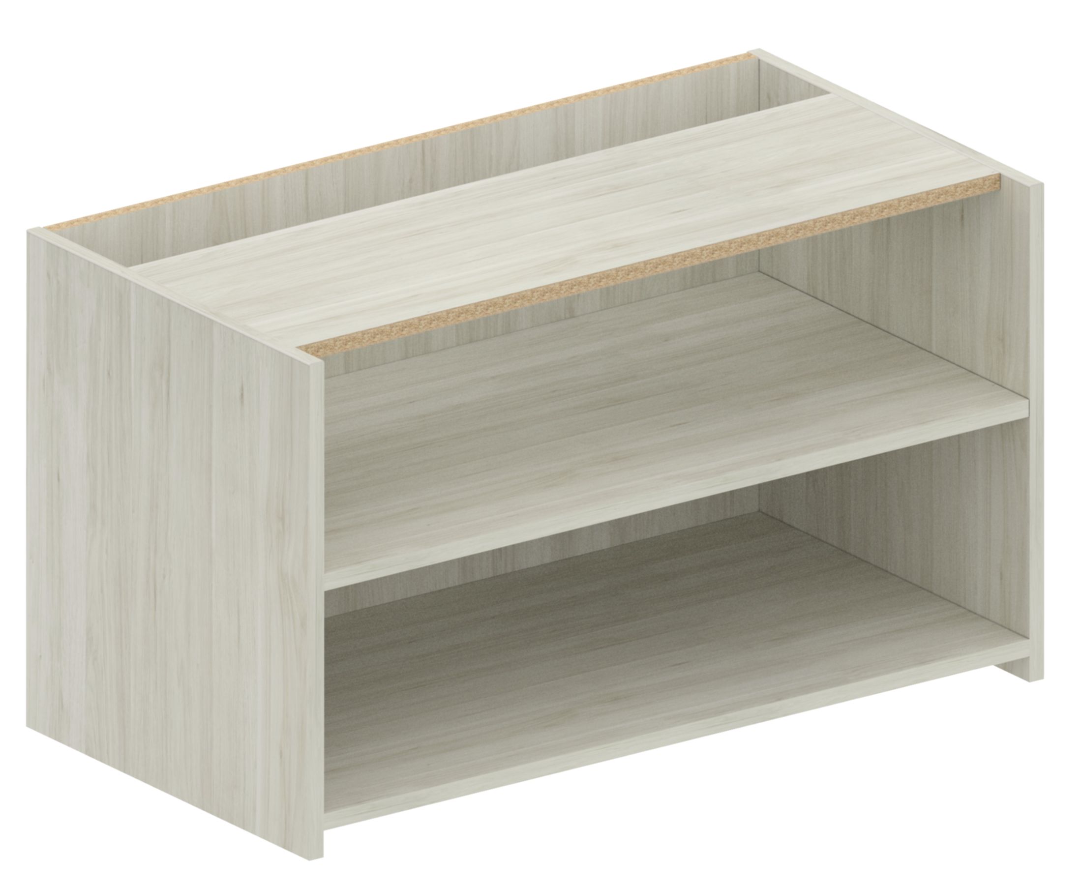 Levels Low Height Open Cabinet – No Top
