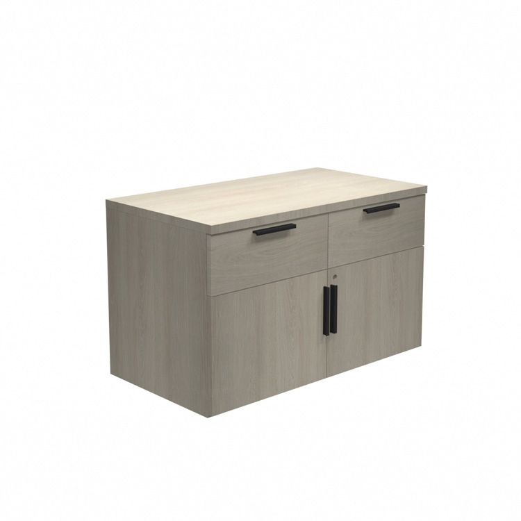 Levels Low Height Drawers over Doors Cabinets