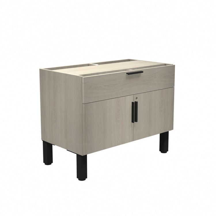 Levels Drawers over Doors Cabinets with Storage Riser – No Top