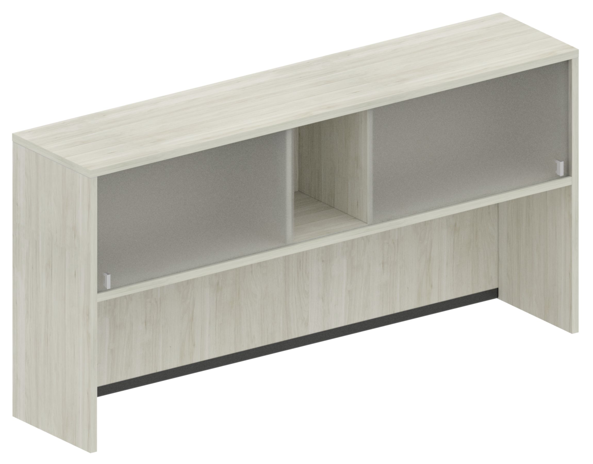 Levels 36in Hutch –  Plexi Bi-Pass Doors