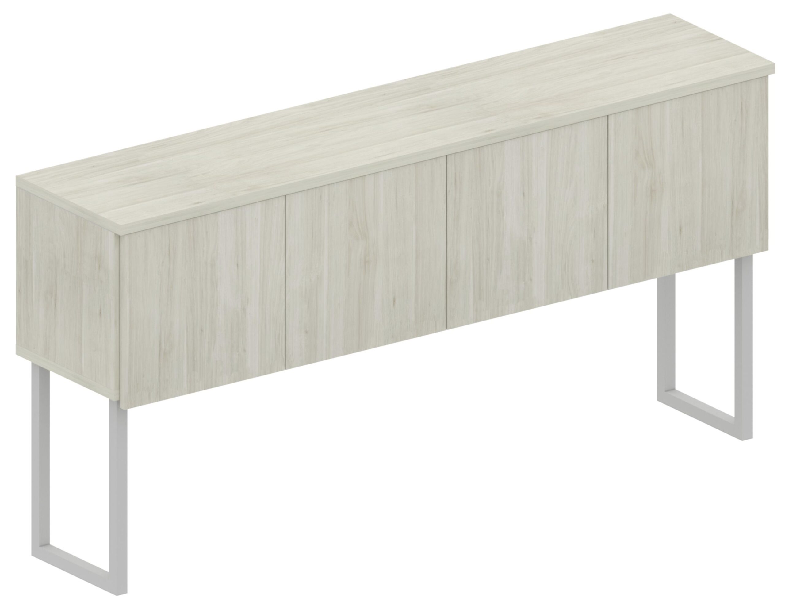 Levels 36in Hutch with Metal Supports – 4 Door
