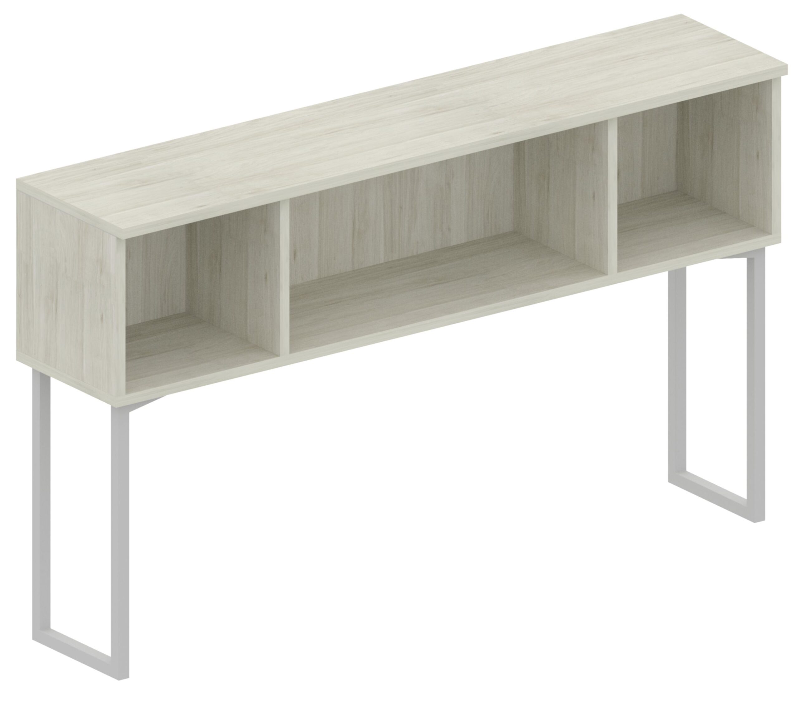 Levels 43in Open Hutch with Metal Supports