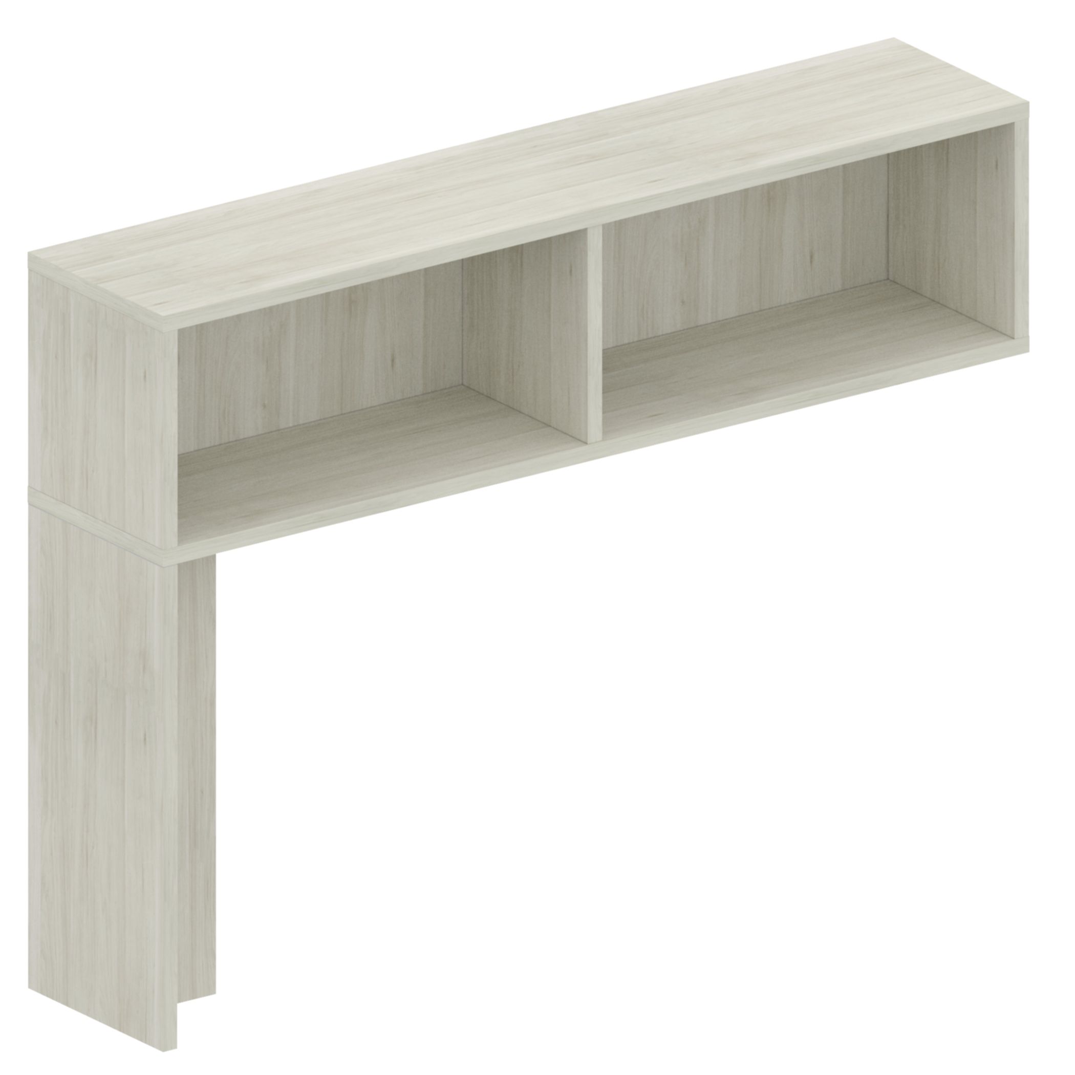 Levels Open End Hutch – Laminate Support Gable
