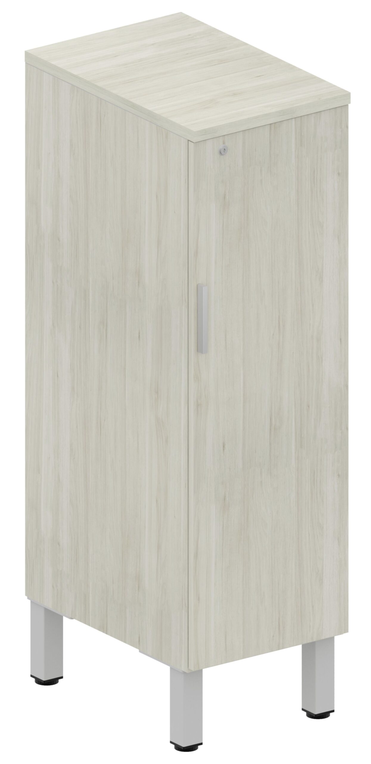 Levels Mid-Height Storage Cabinet with Storage Riser
