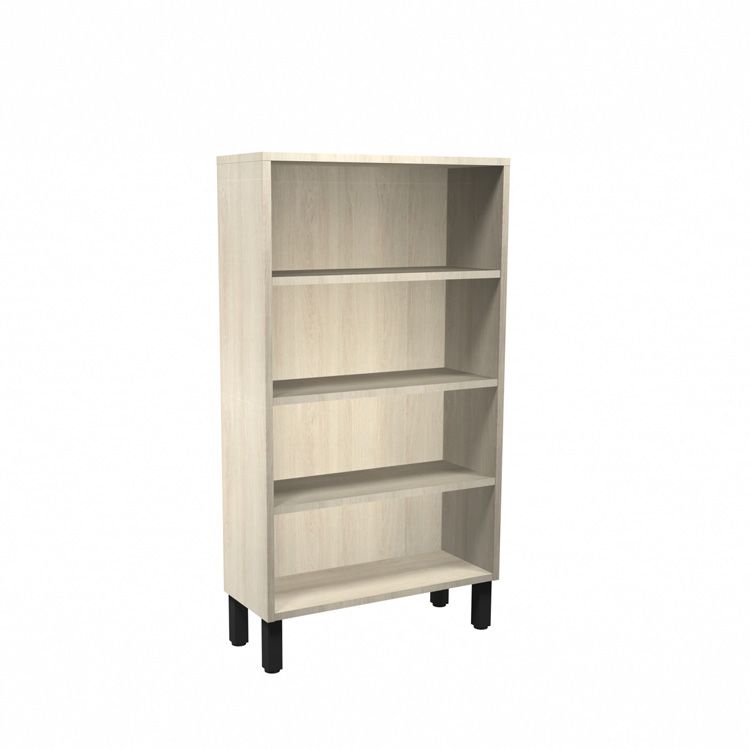 Levels Bookcase with Storage Risers