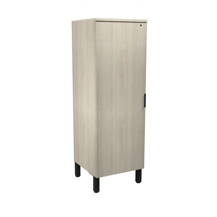 Levels Tall Single Door Storage Cabinet with Storage Risers