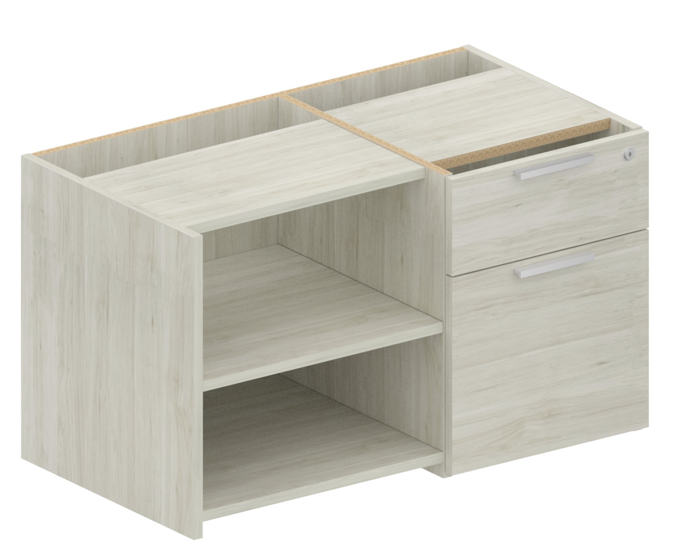 Levels Open Low Height Cabinet Storage – No Top