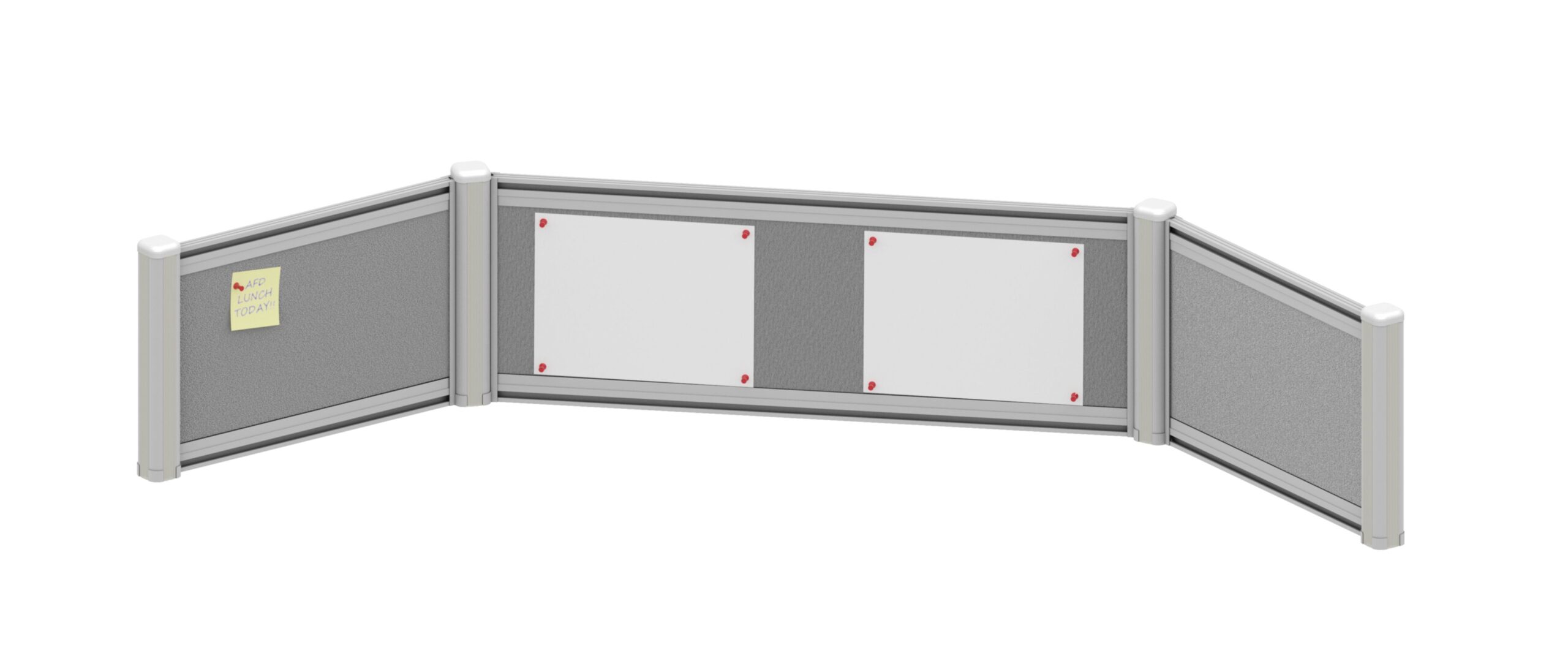 Outlines Tackboard Neo-Angle Corner Panel Set