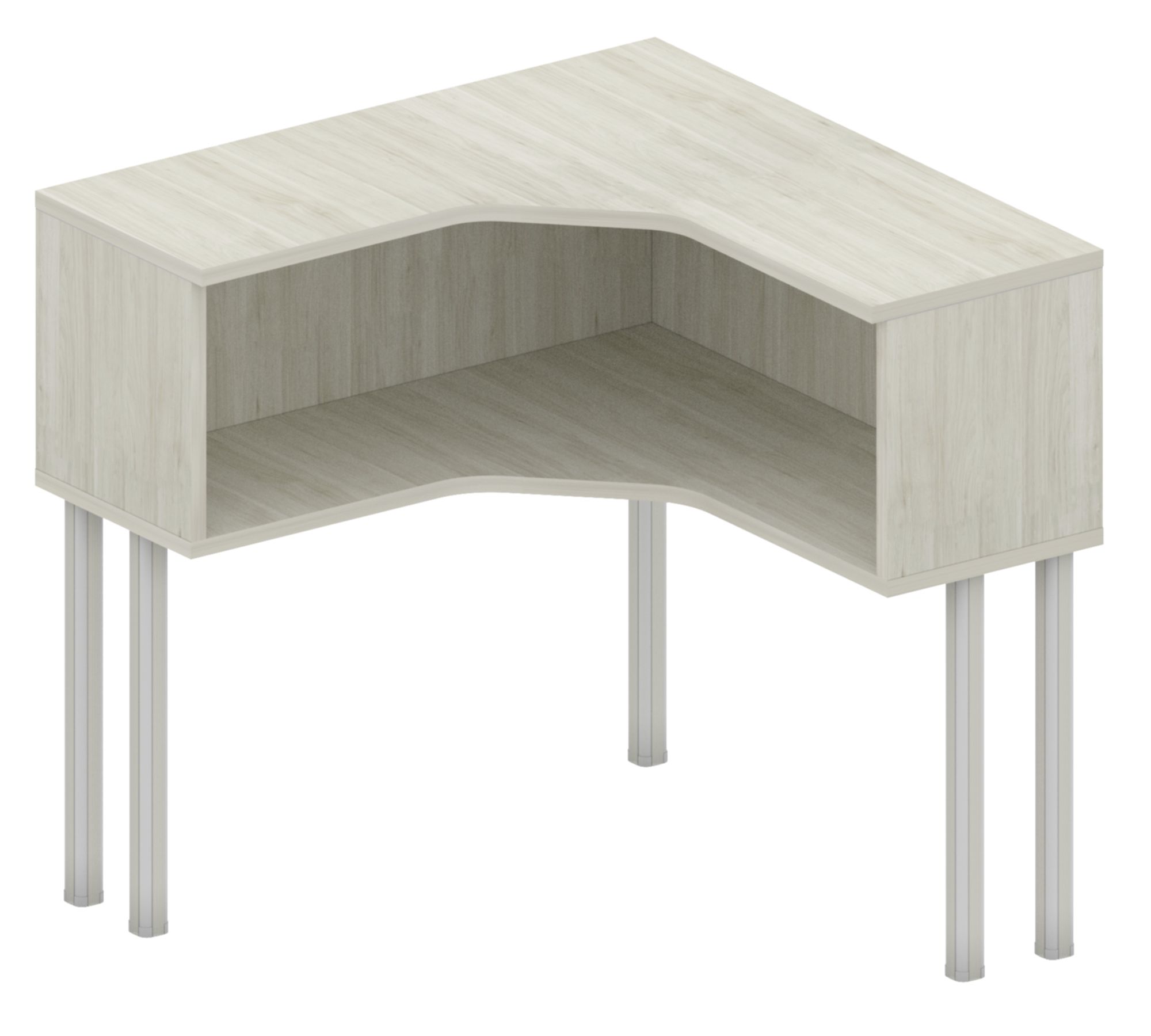 Outlines Open Corner Hutch
