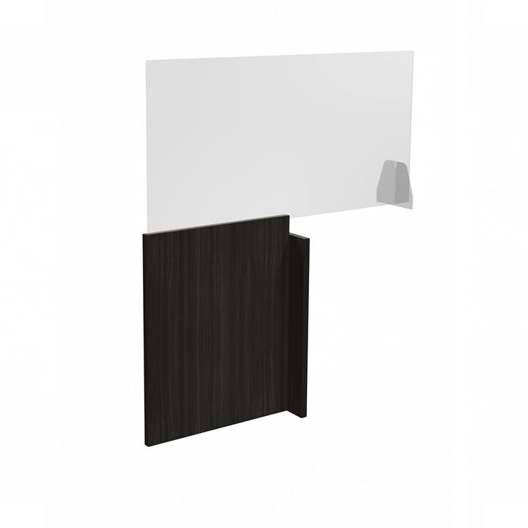 Desk Divider Panel with Plexiglass Top