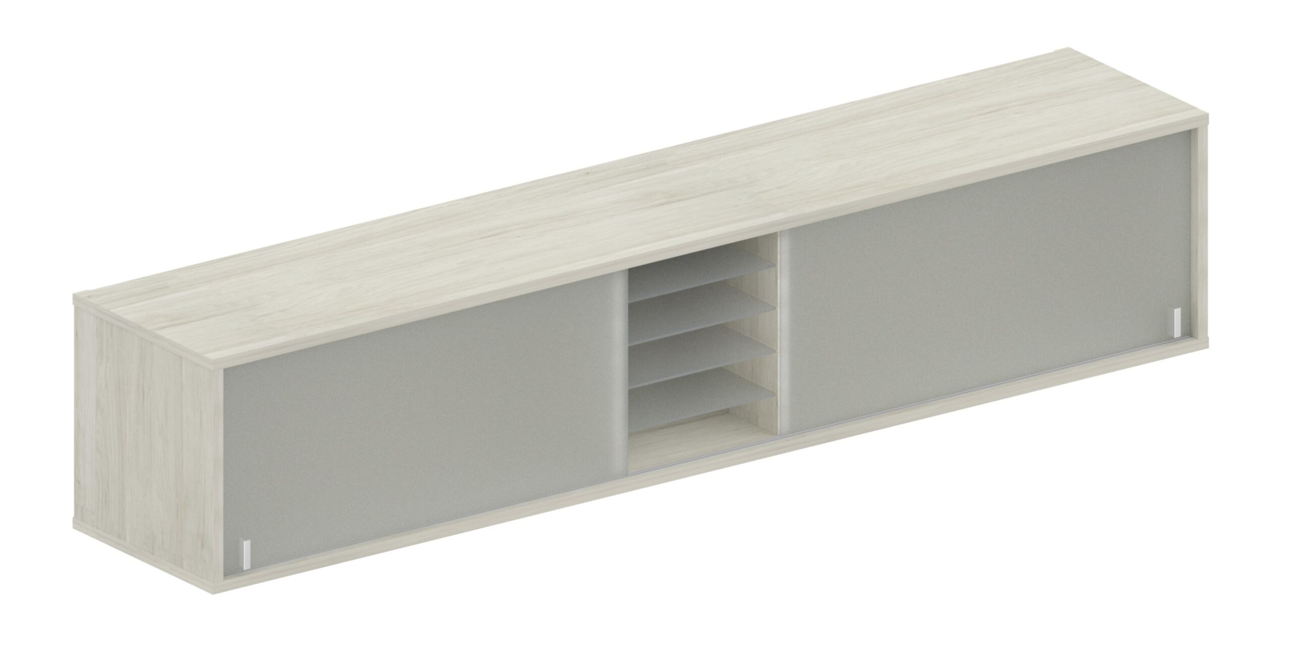 WorkScape Plexi Bi-Pass Overhead Storage