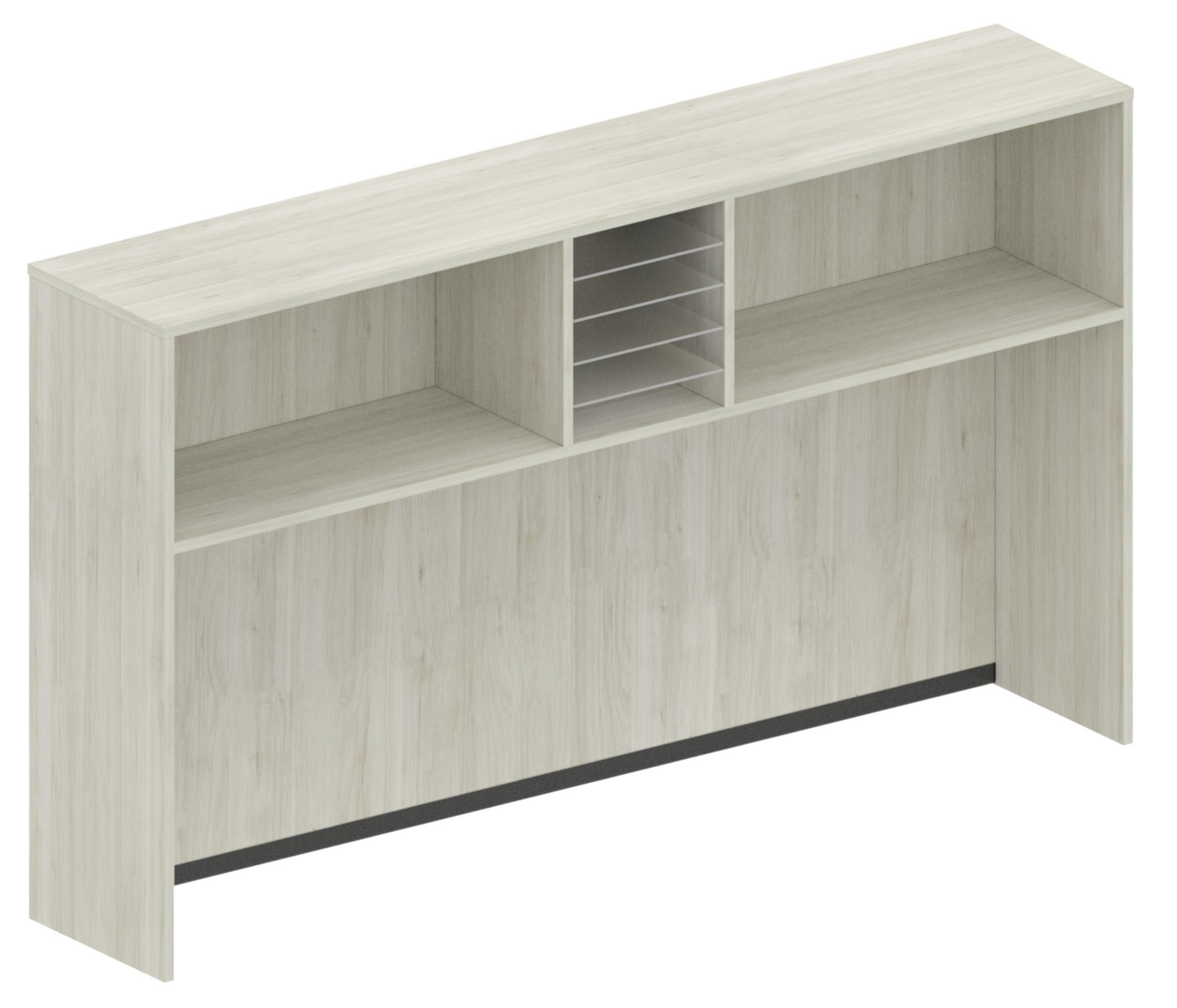 WorkScape Open Hutches with Laminate Gables
